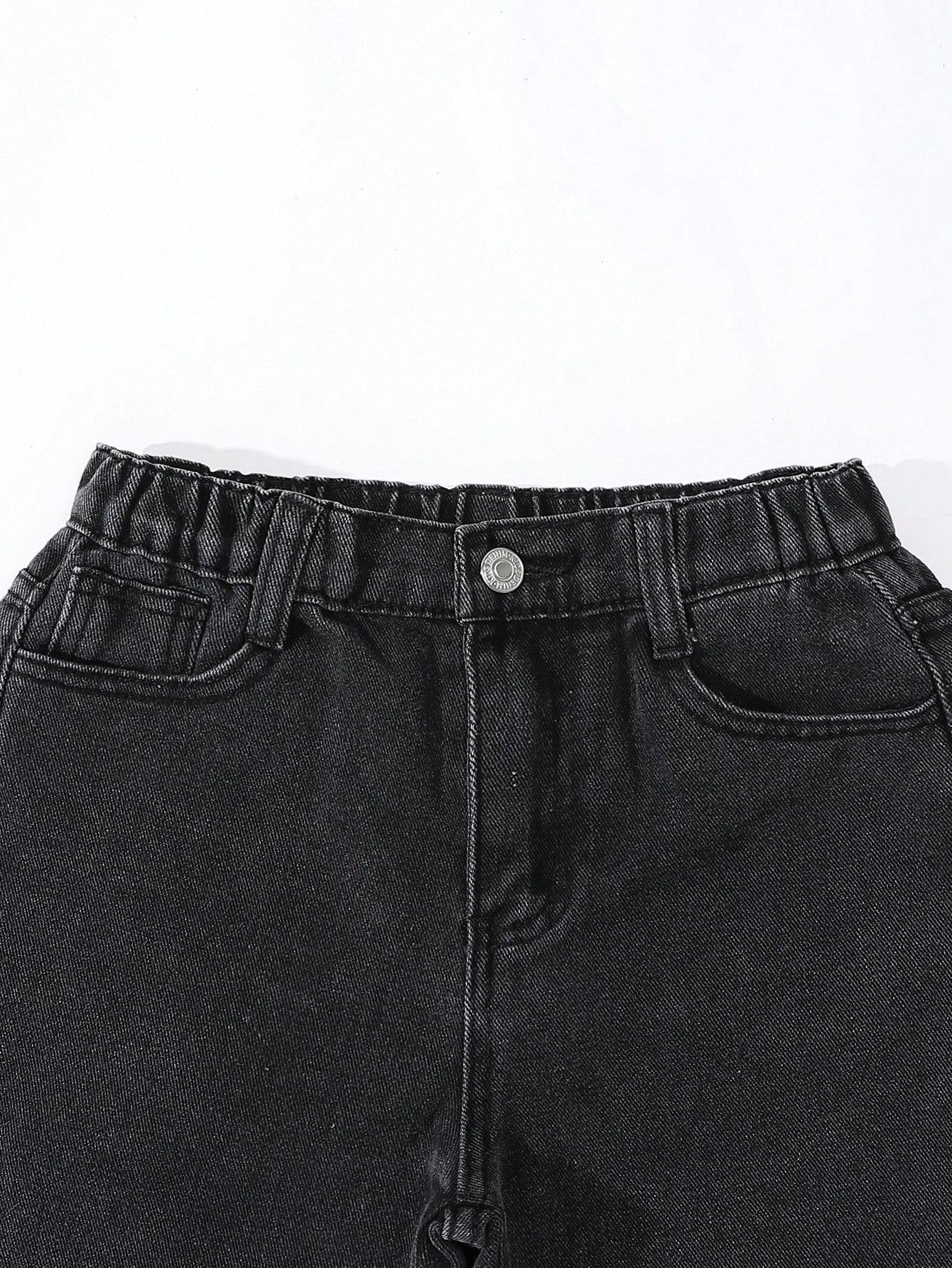 czarne spodnie jeans