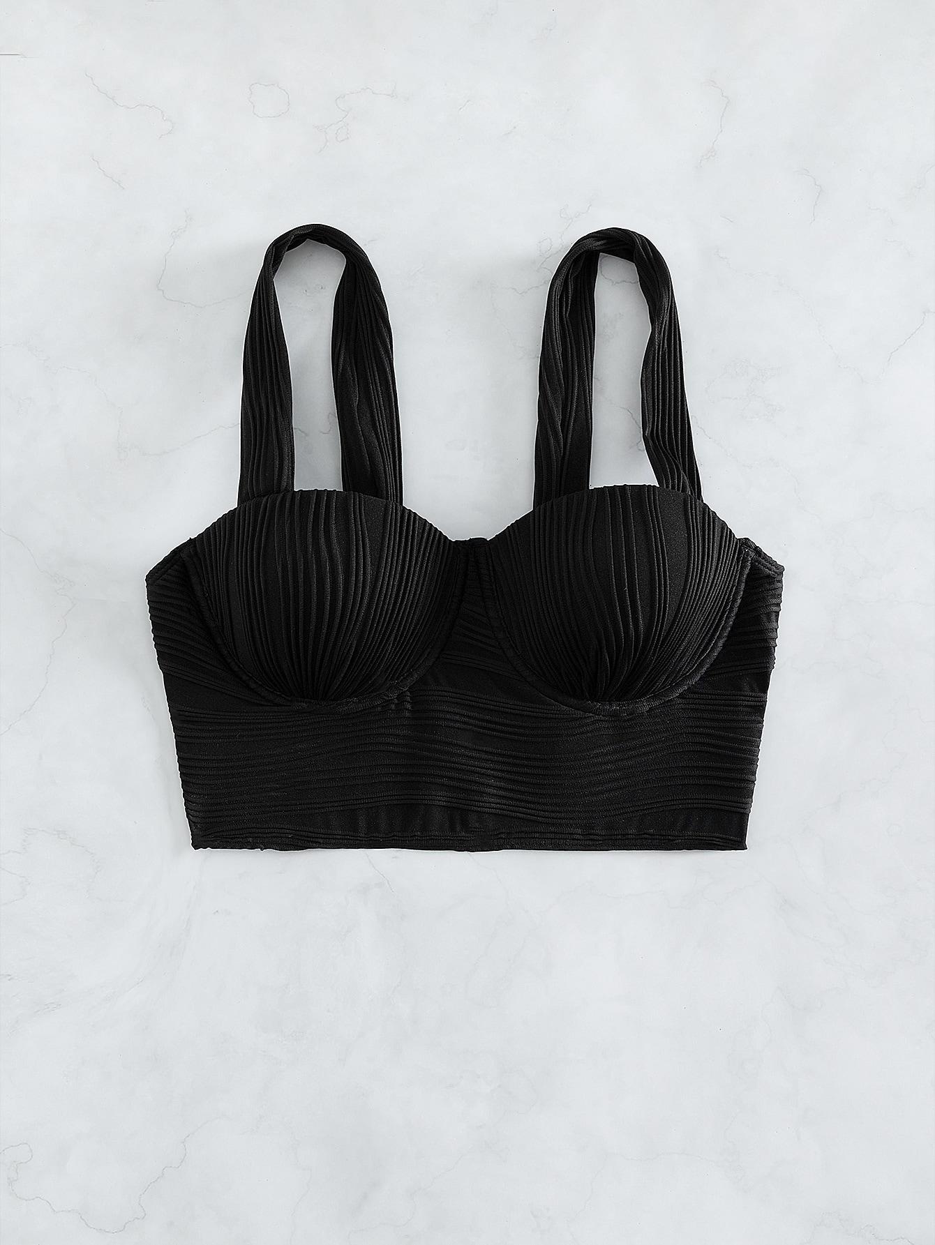 czarna góra od bikini