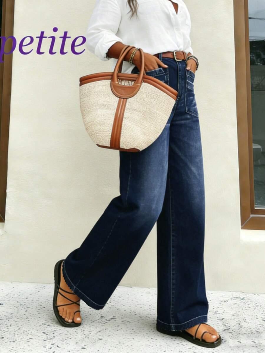 NIEBIESKIE SPODNIE JEANS