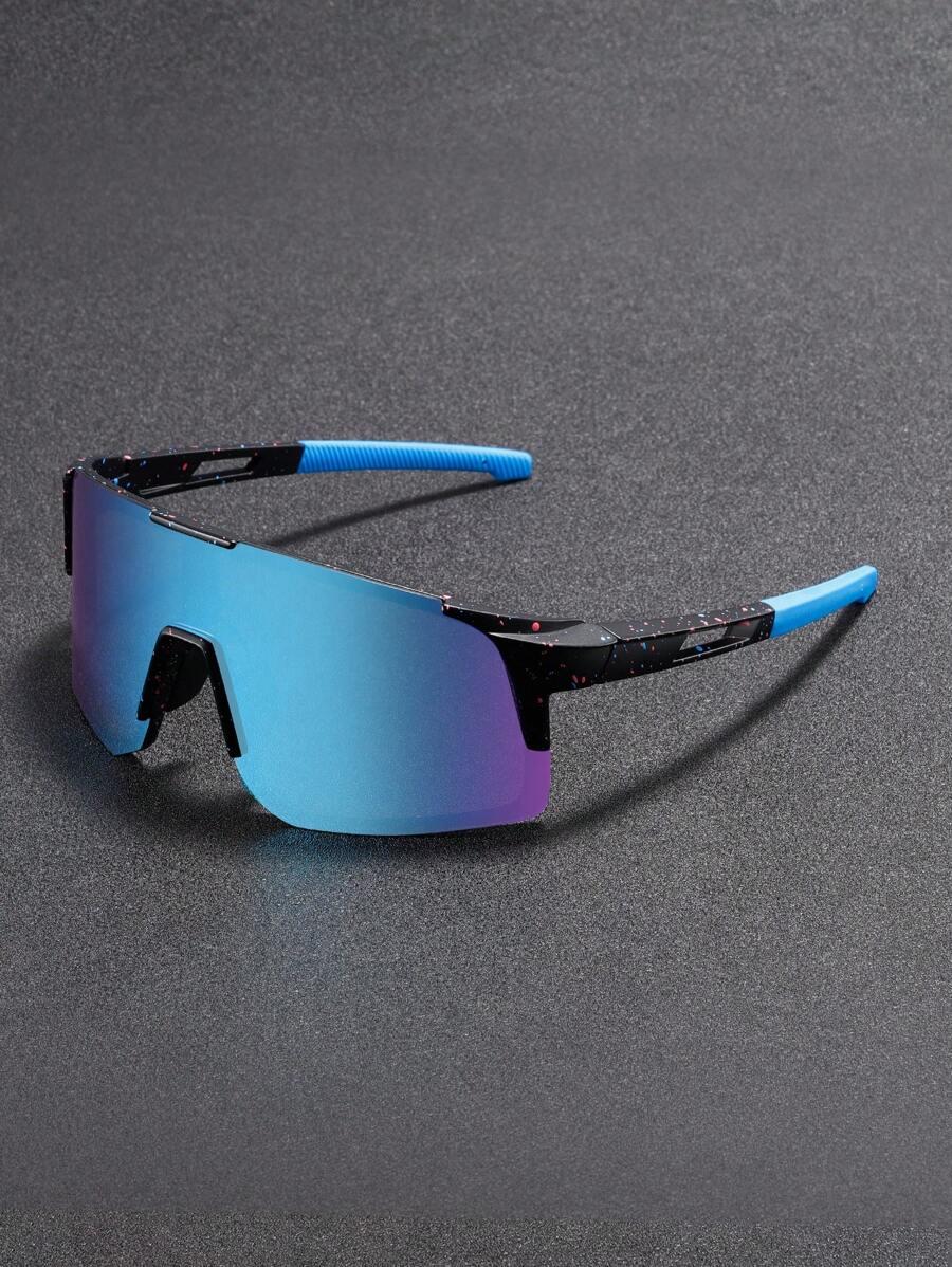 niebieskie okulary przeciwsłoneczne