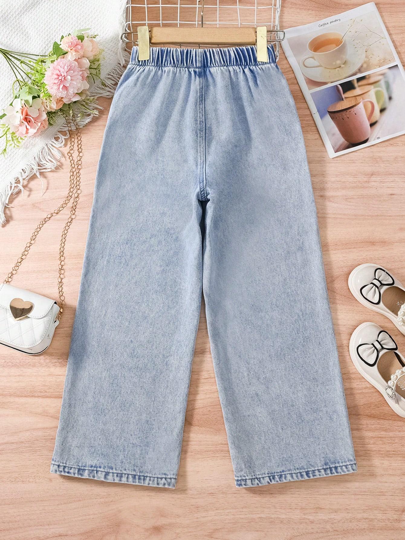 NIEBIESKIE SPODNIE JEANSY