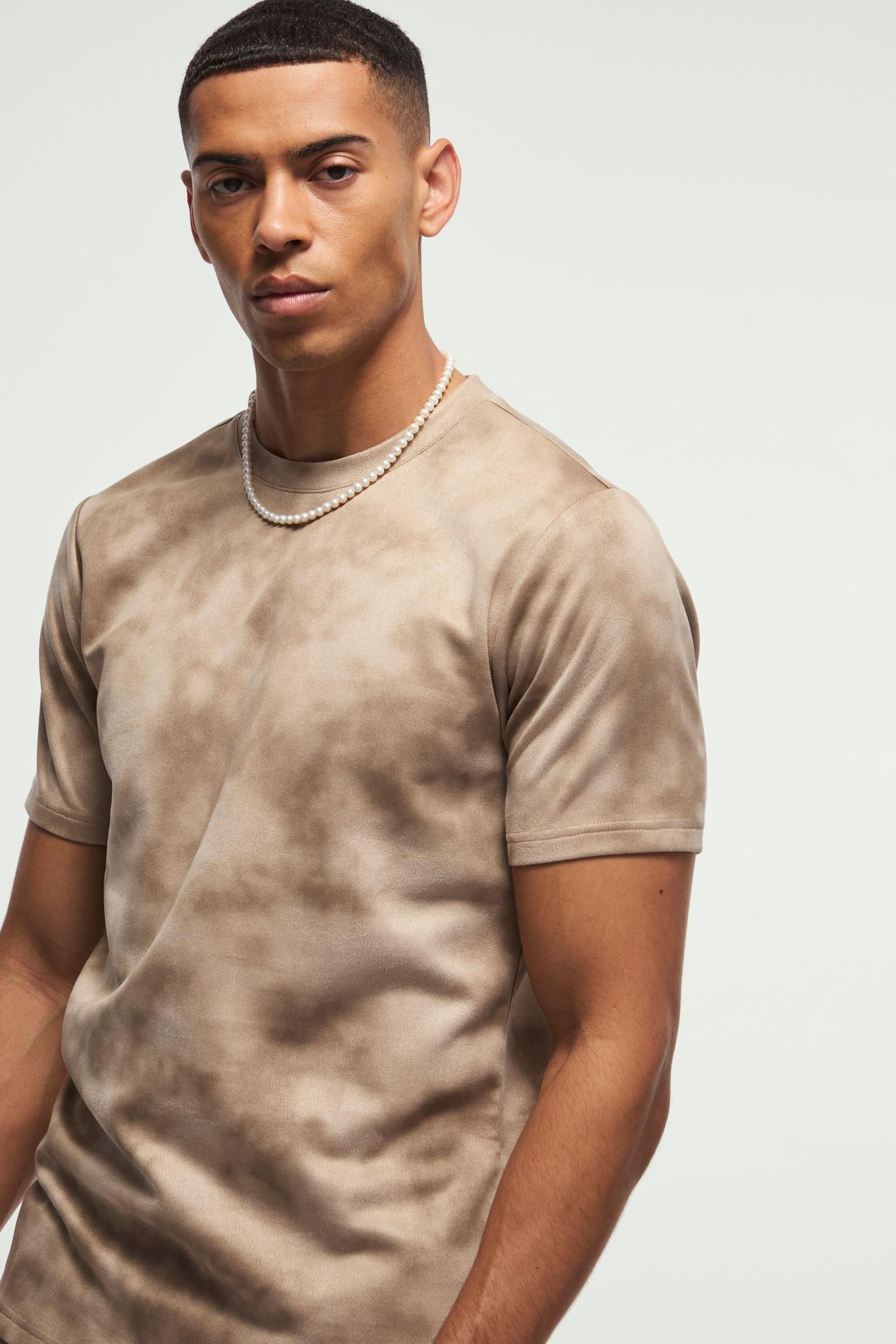 brązowy t-shirt casual