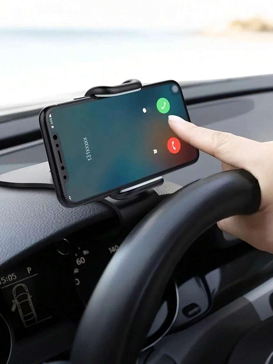 czarny uchwyt na telefon