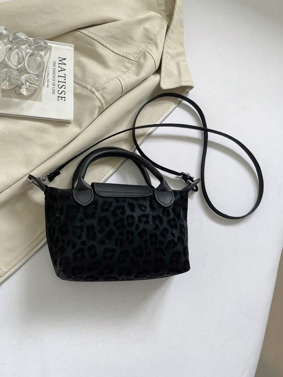 CZARNA TOREBKA ANIMAL PRINT