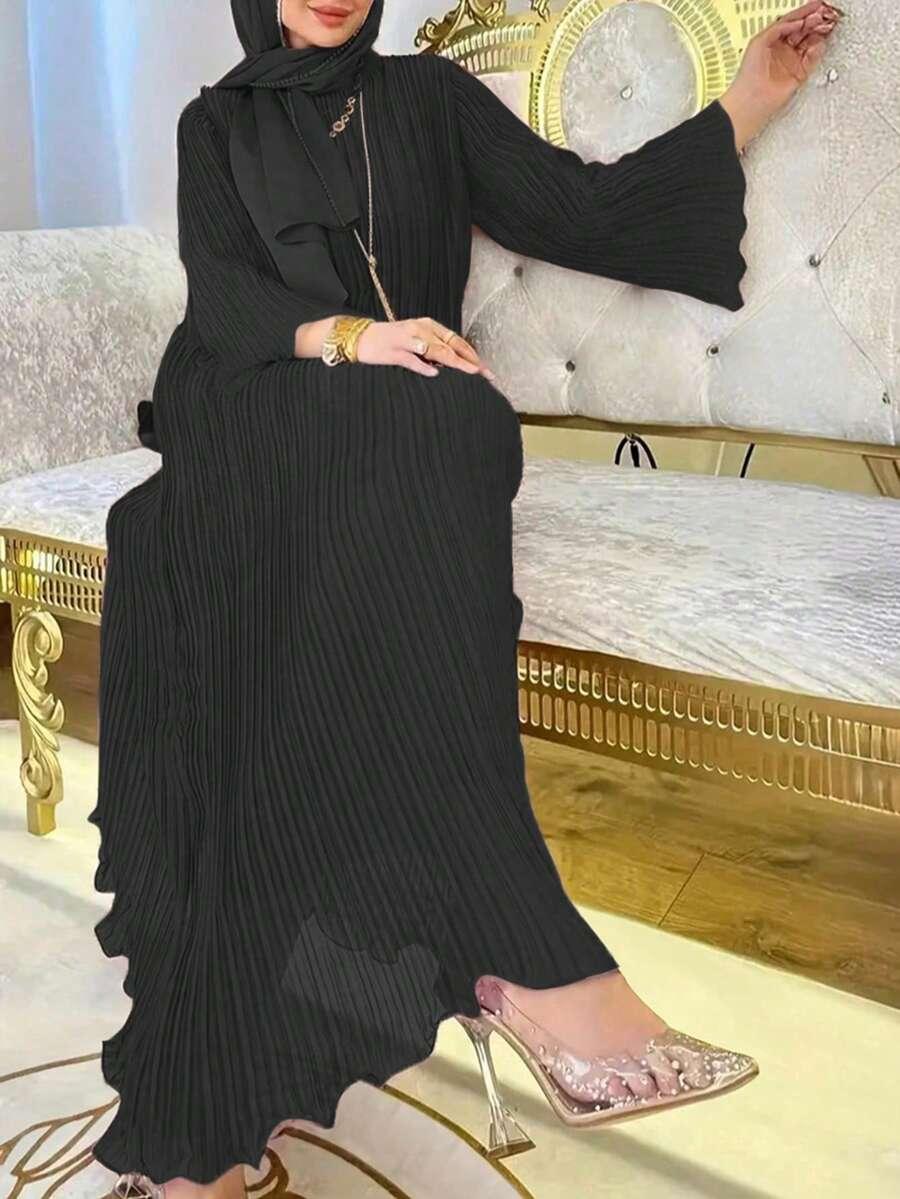 czarna maxi sukienka