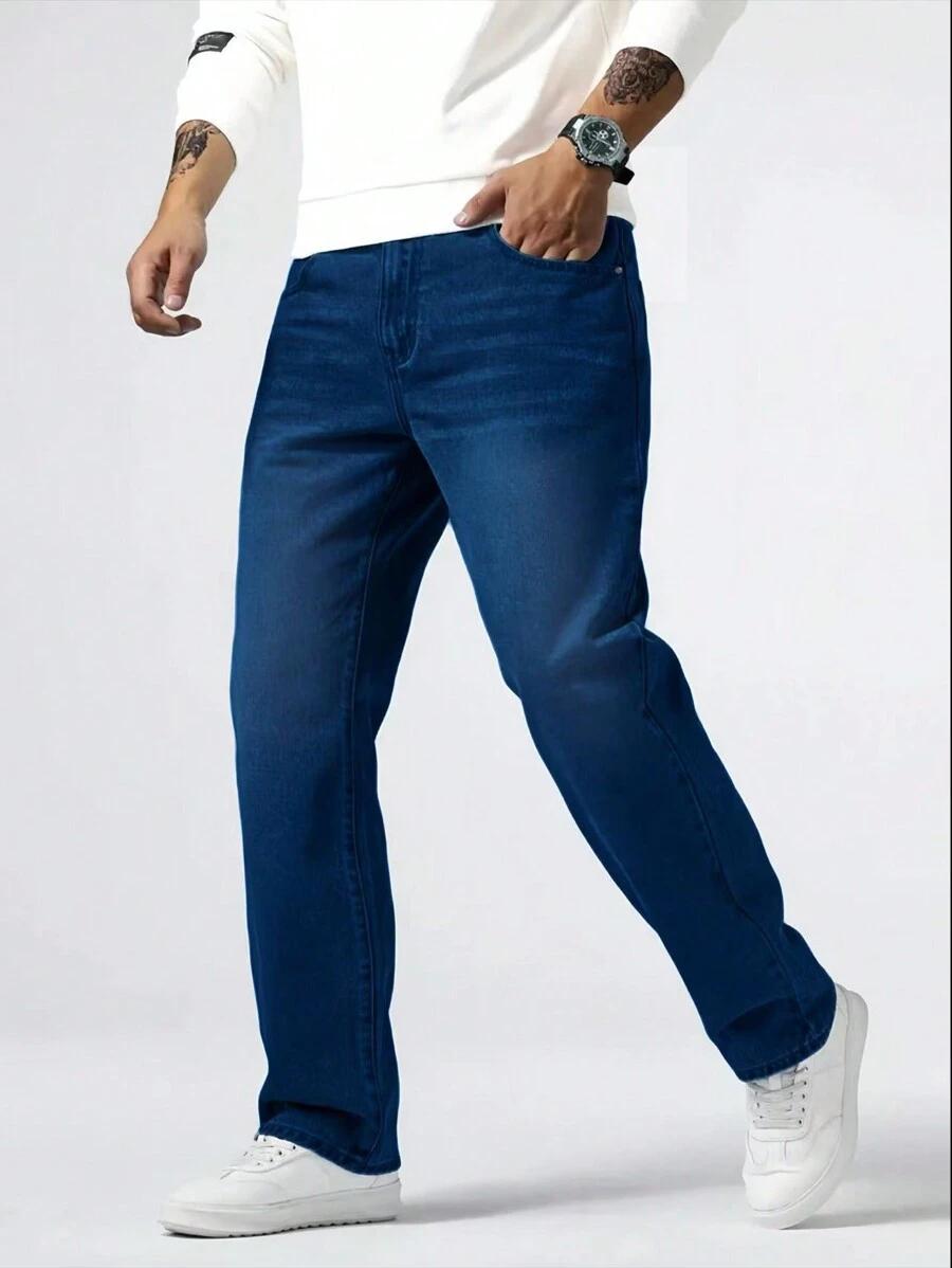 NIEBIESKIE SPODNIE JEANS