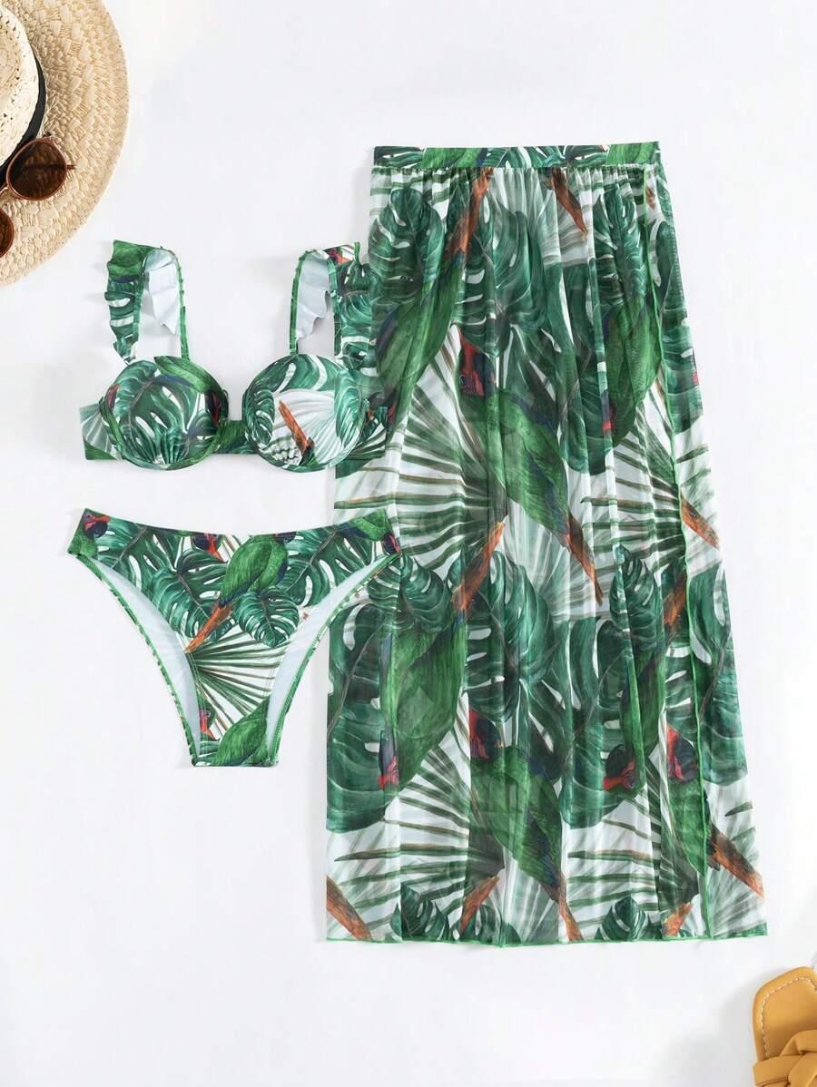 DWUCZĘŚCIOWY STRÓJ KĄPIELOWY SARONG KOMPLET
