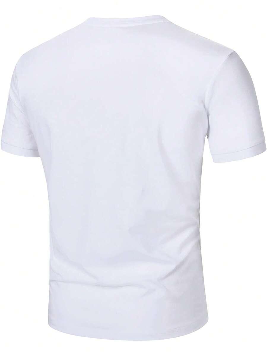 t-shirt wstawka kontrast
