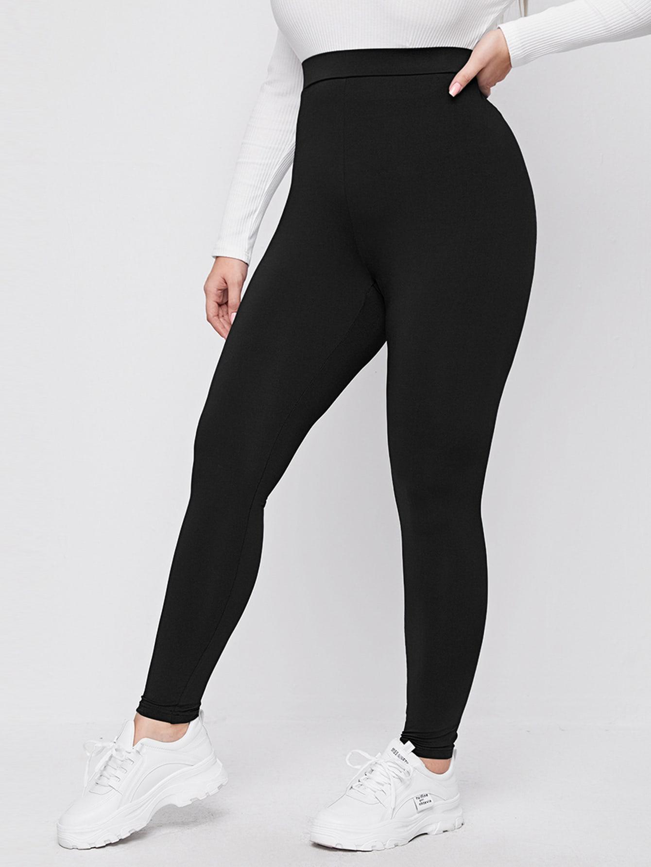 CZARNE LEGGINSY WYSOKI STAN