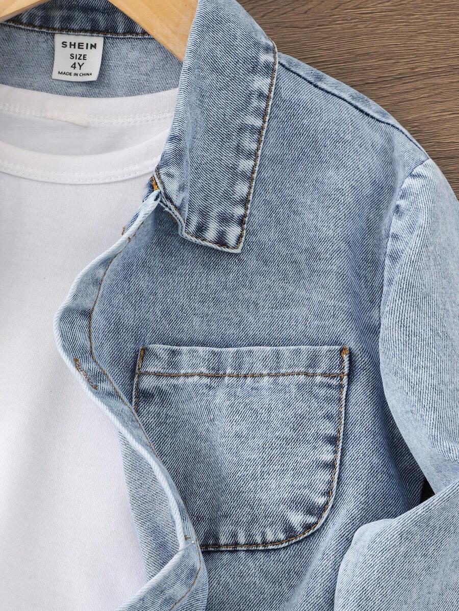 niebieska koszula jeans