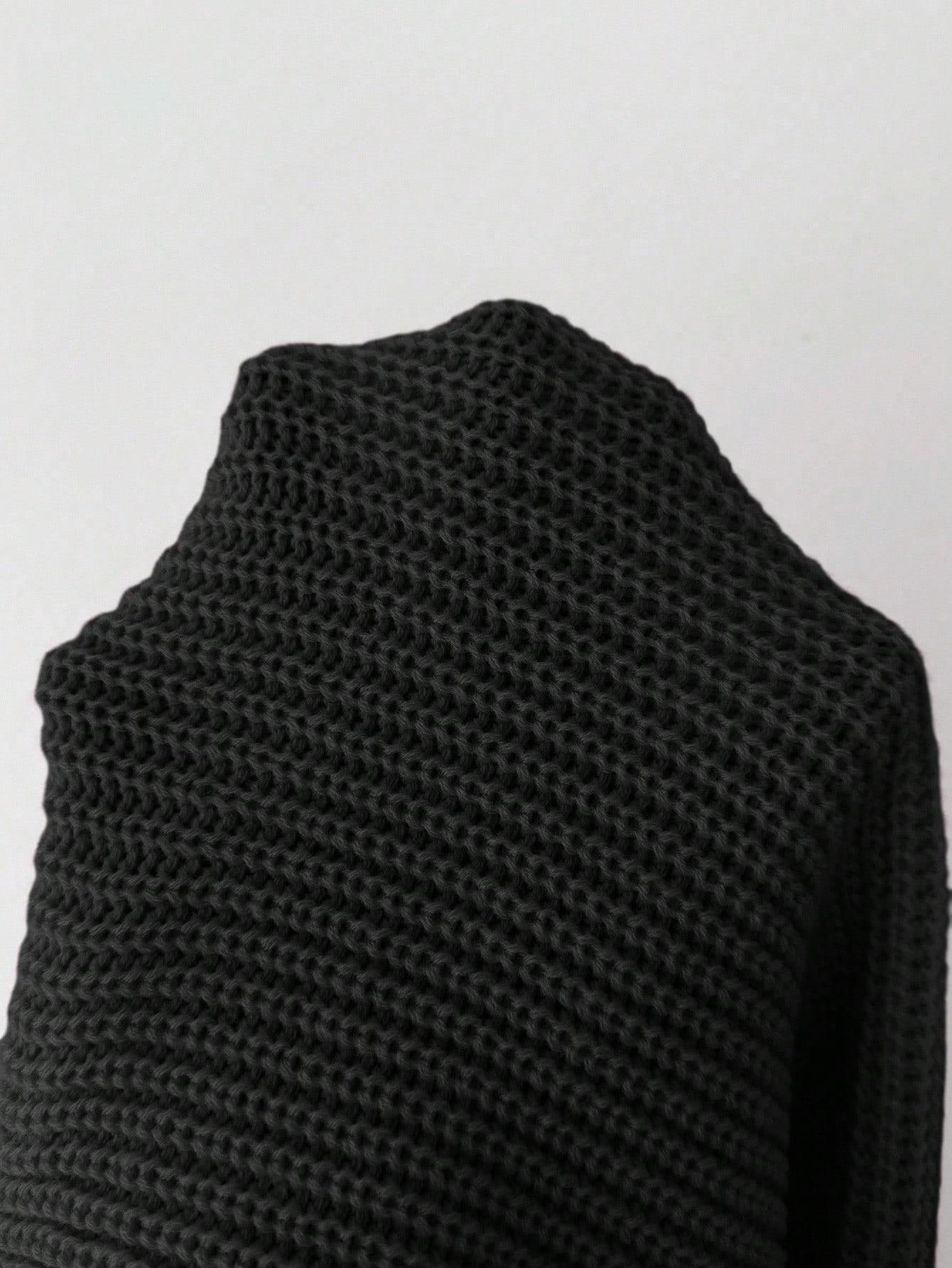 CZARNY SWETER NARZUTKA