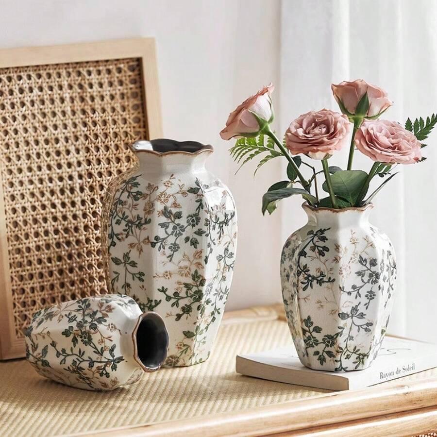 kolorowy CERAMICZNY WAZON
