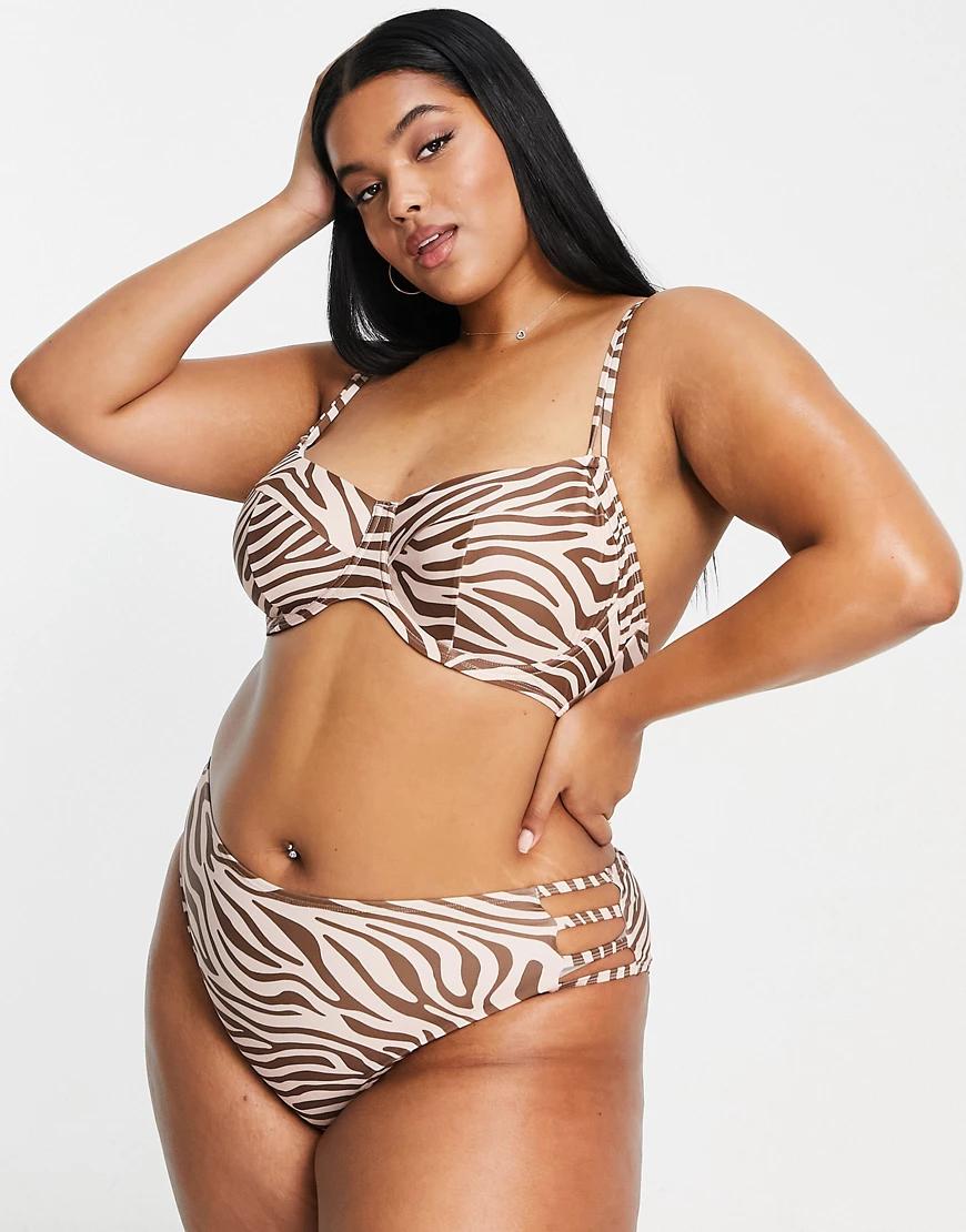 DÓŁ OD BIKINI ANIMAL PRINT