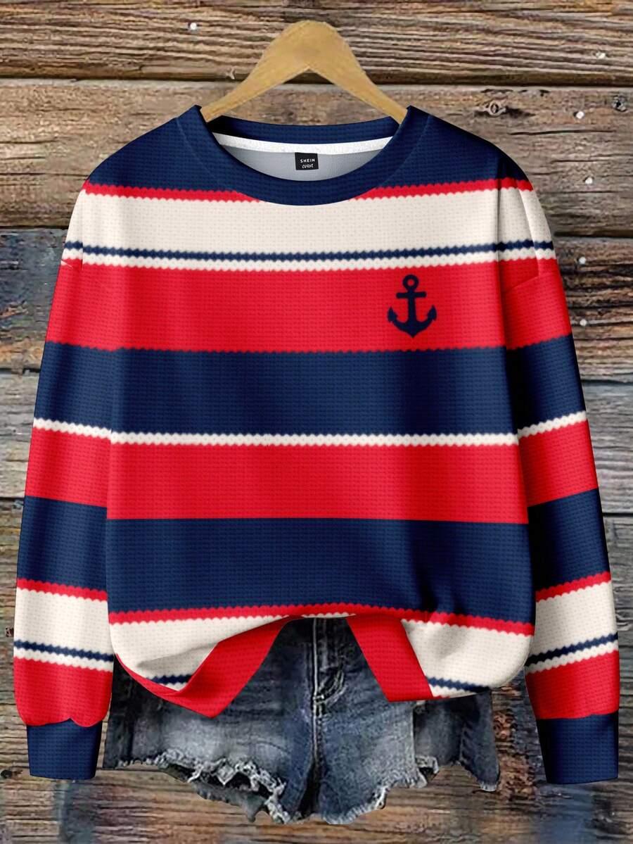 BLUZA DAMSKA ZE WZOREM 