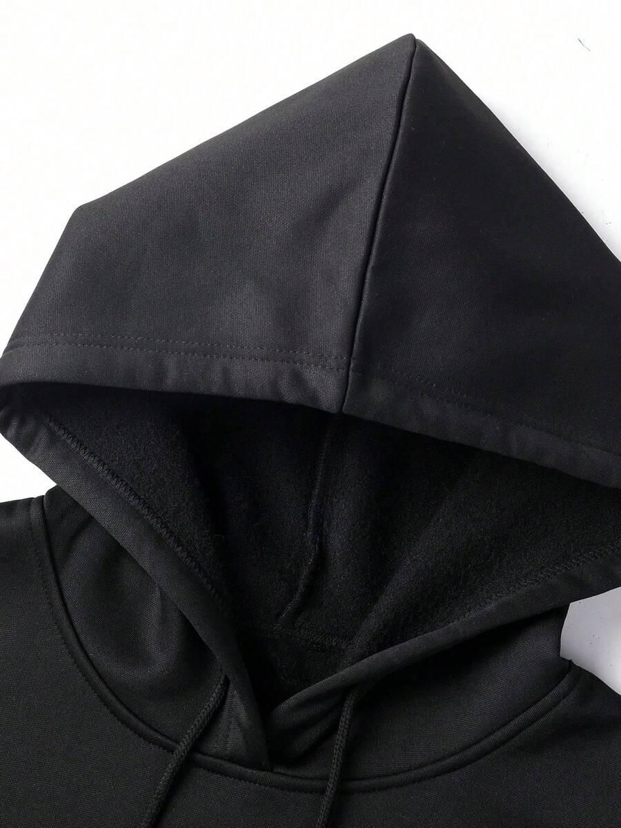 CZARNA BLUZA KAPTUR 