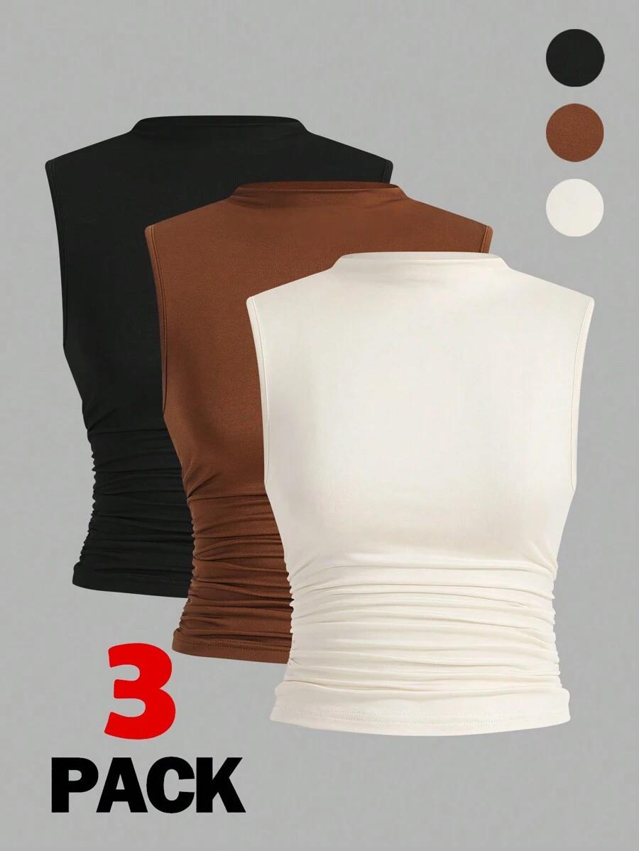 top bez rękawów 3-pack