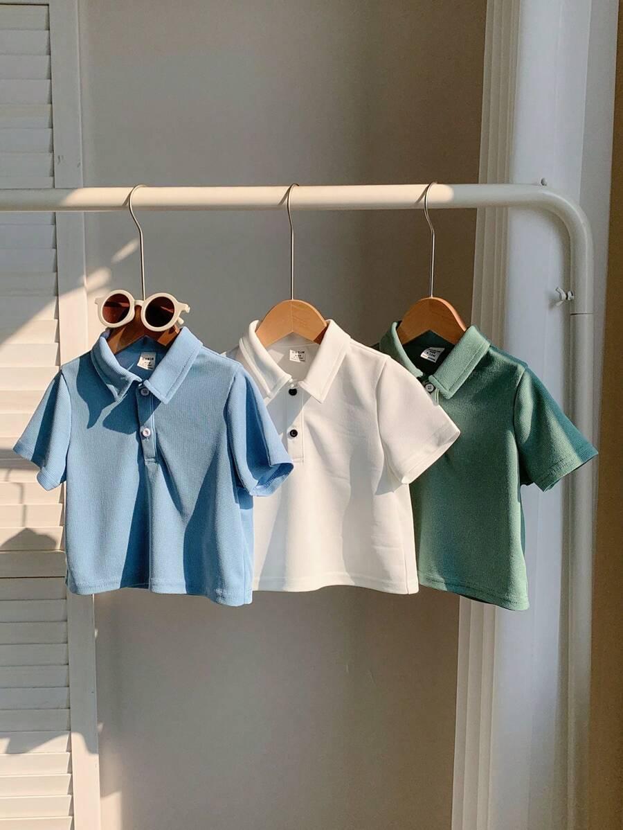 niebieska koszulka polo