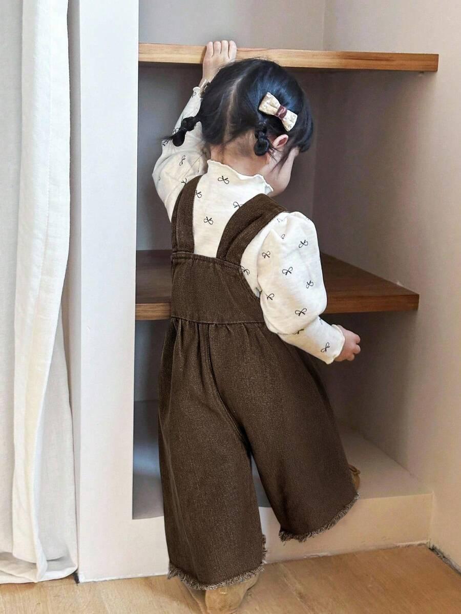  brązowe OGRODNICZKI JEANS
