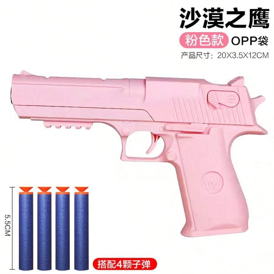 różowy zabawkowy pistolet strzałki