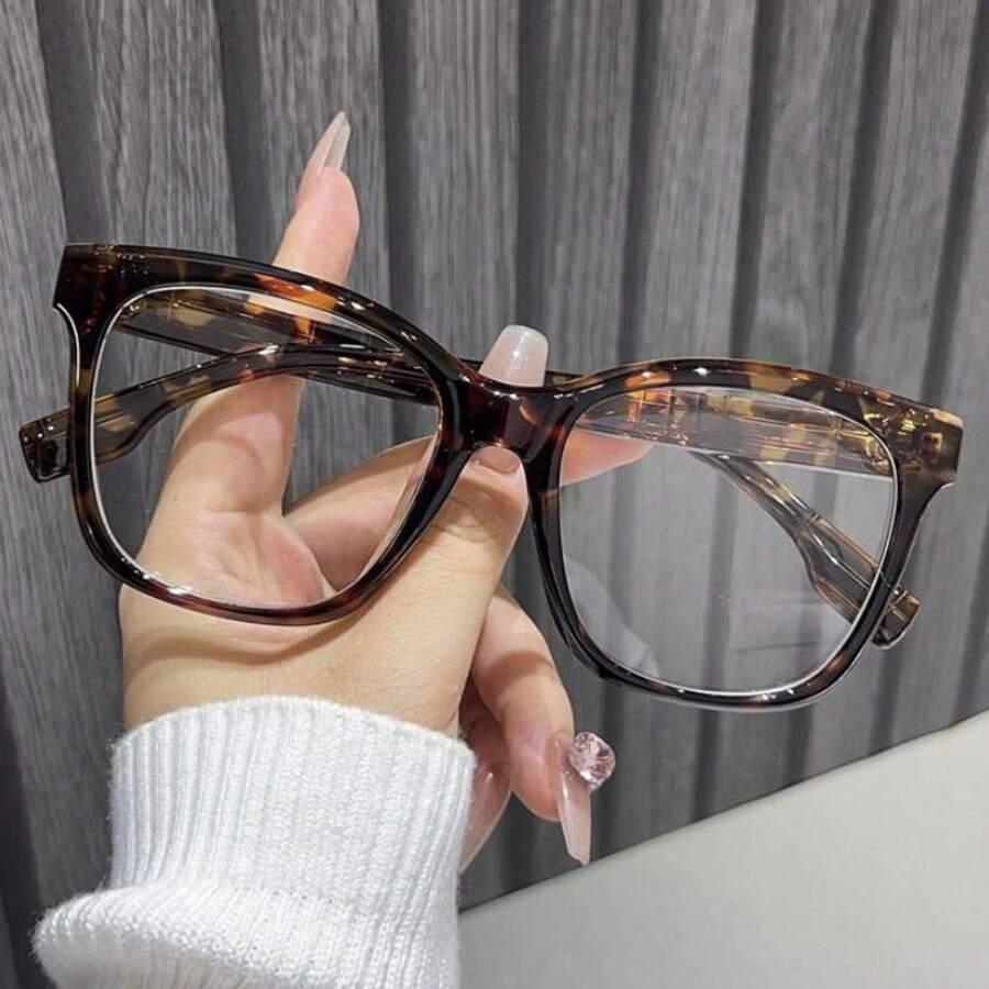okulary zerówki animal print