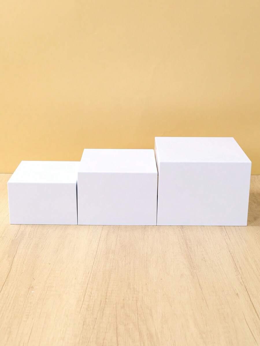 białe podstawki pod ciasta 3-pack