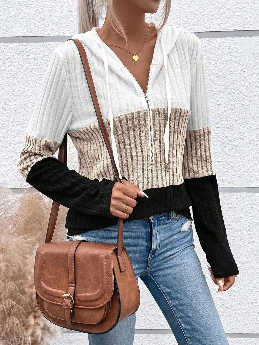 bluza zamek kaptur