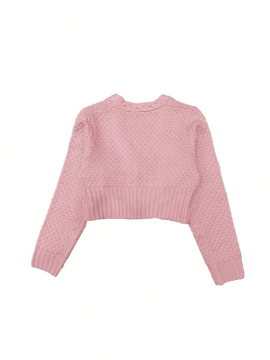 różowy sweter długi rękaw