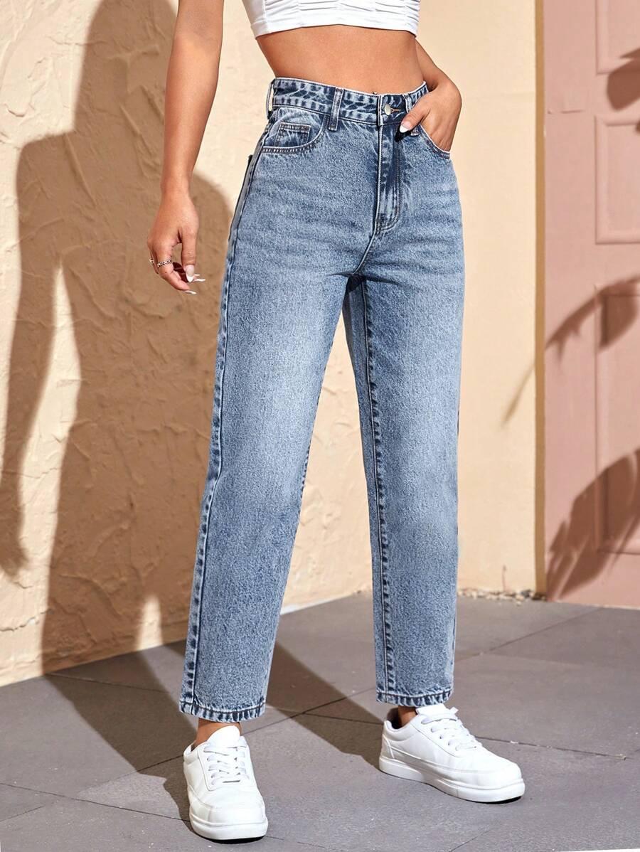 NIEBIESKIE SPODNIE JEANS