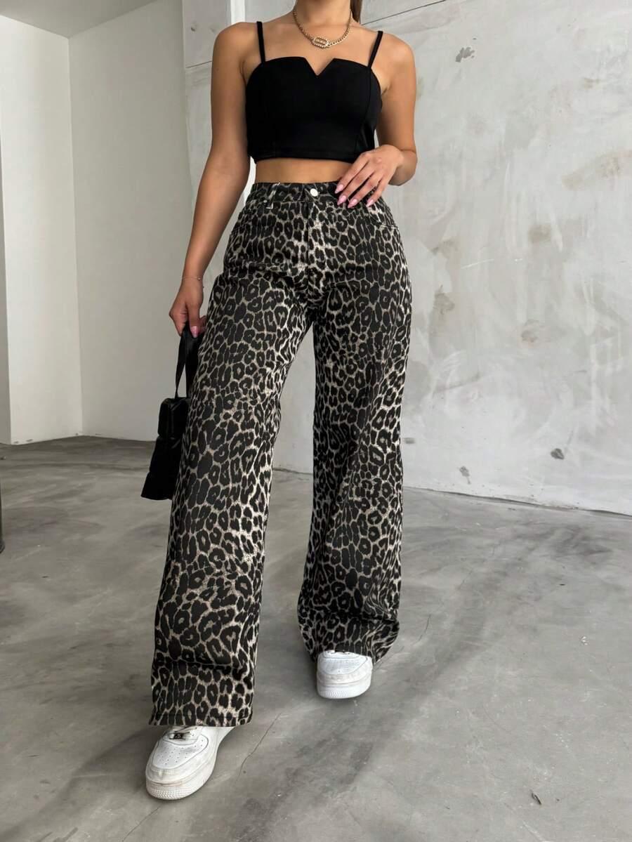 SPODNIE ANIMAL PRINT