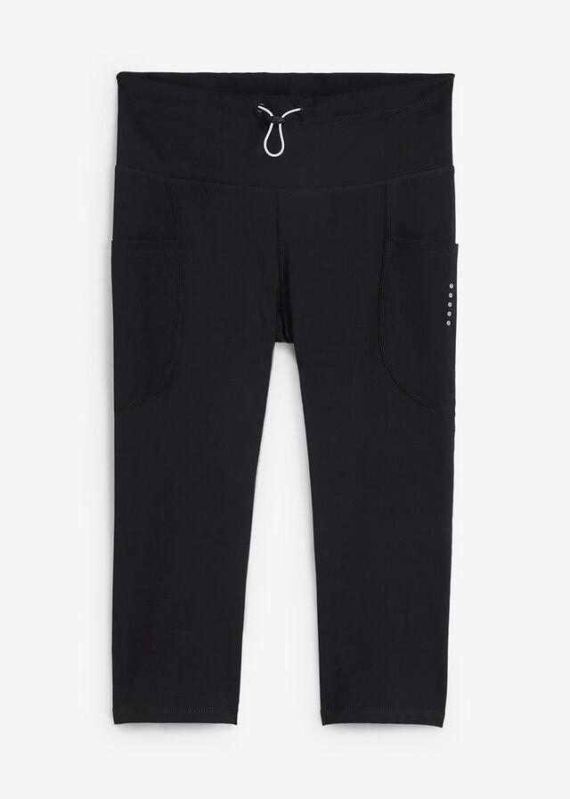 LEGGINSY SPORTOWE CZARNE