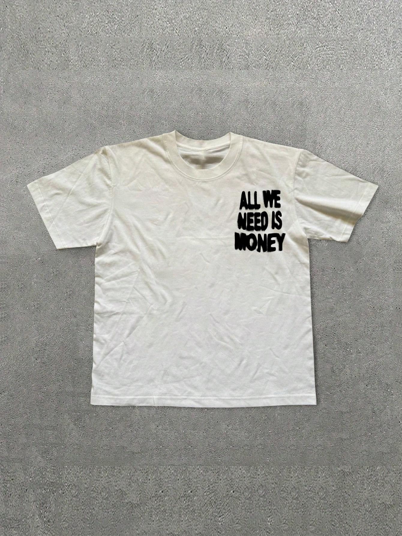 MĘSKI T-SHIRT Z NAPISAMI
