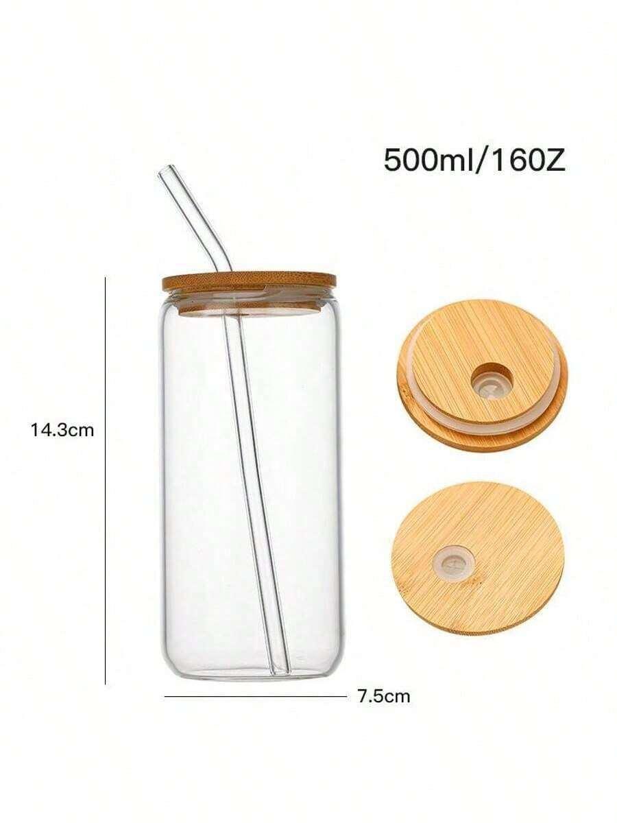 słoik ze słomką 500ml