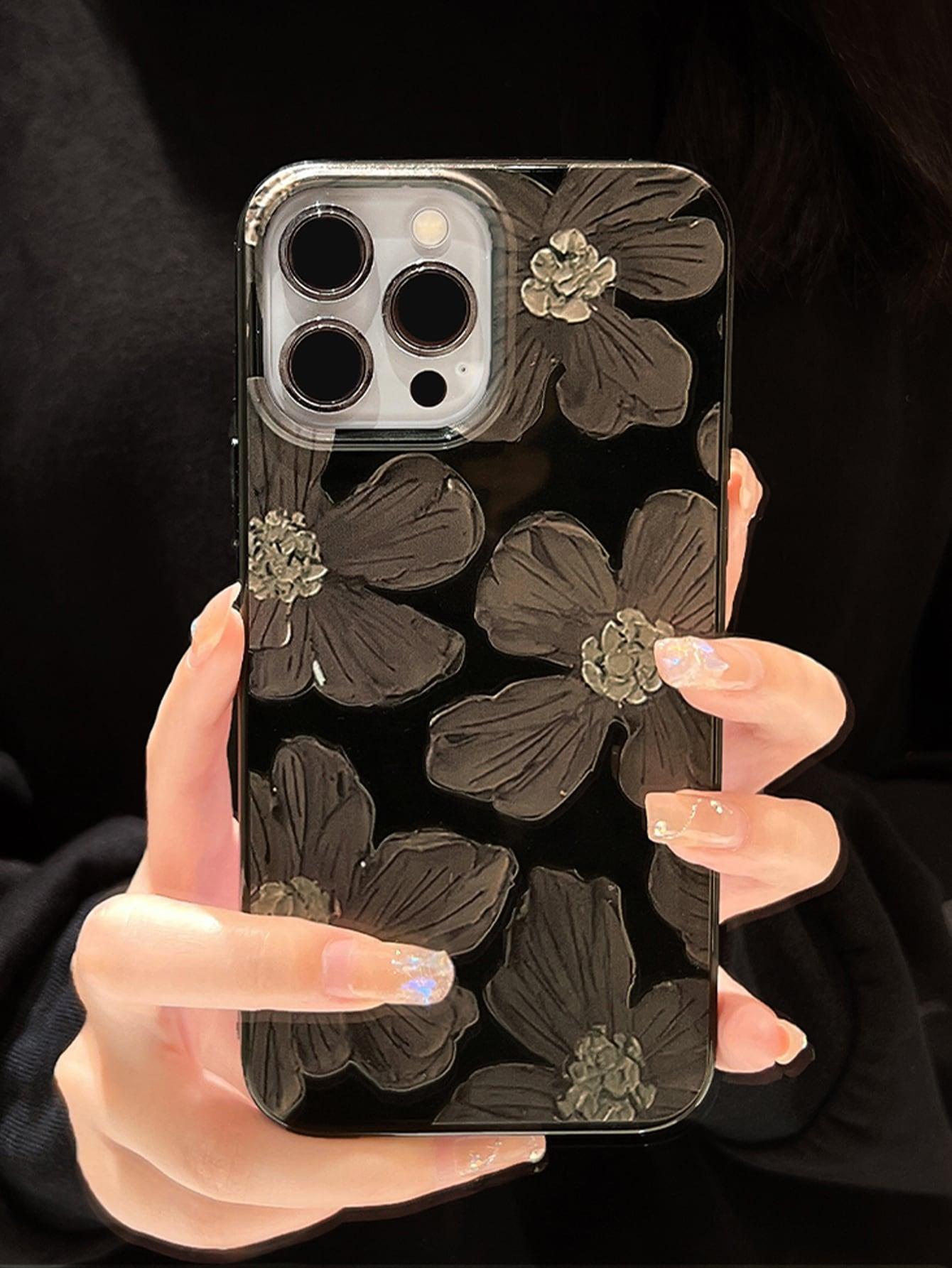 etui na telefon wzór kwiaty iPhone 17
