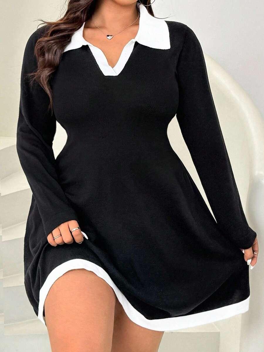 CZARNA MINI SUKIENKA