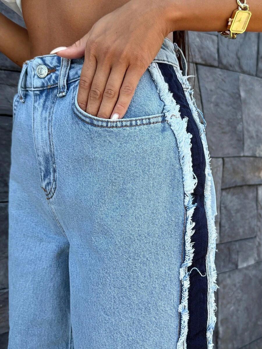 NIEBIESKIE SPODNIE JEANS