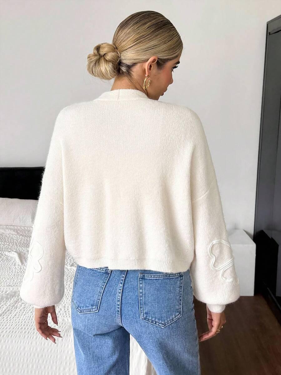 BEŻOWY SWETER KARDIGAN 