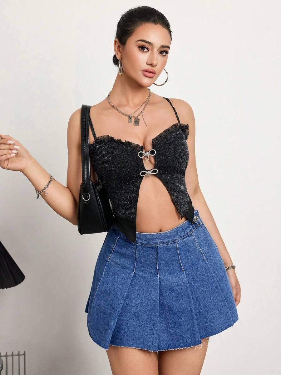 mini spódnica jeans