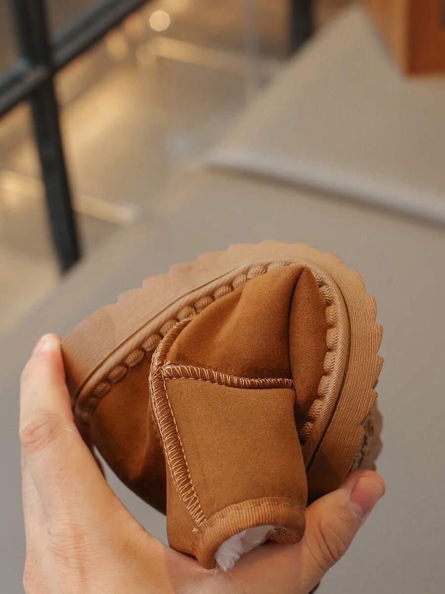 BRĄZOWE BUTY ŚNIEGOWCE
