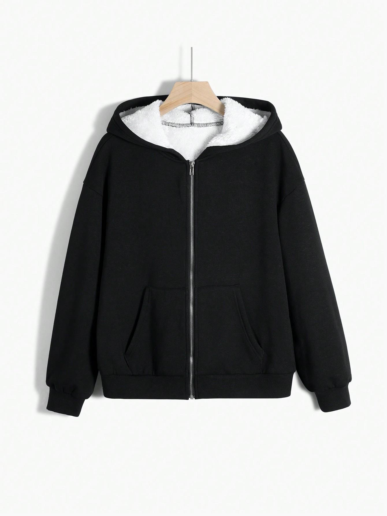 OCIEPLANA BLUZA Z KAPTUREM