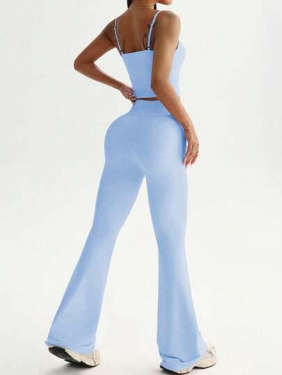 komplet top legginsy