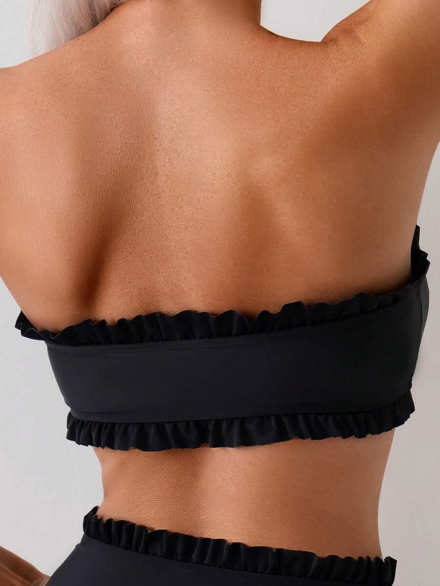 CZARNE DWUCZĘŚCIOWE BIKINI DAMSKIE