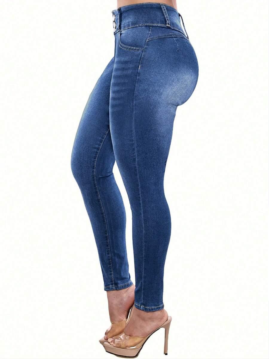 NIEBIESKIE SPODNIE JEANS