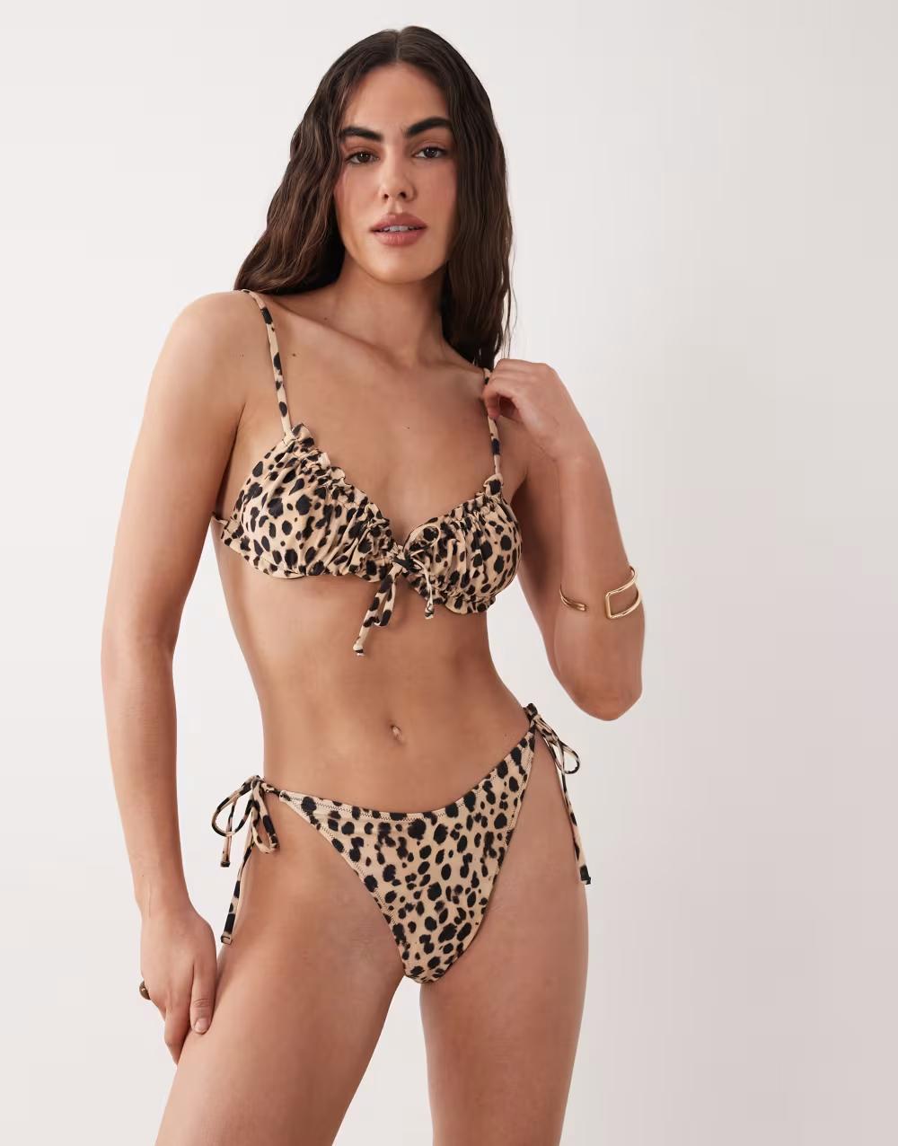 DÓŁ OD BIKINI ANIMAL PRINT