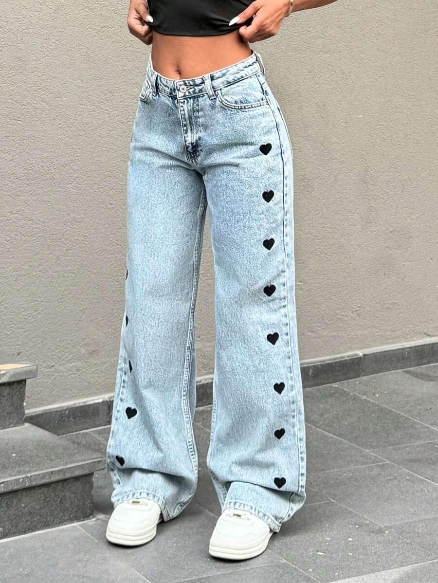 NIEBIESKIE SPODNIE JEANS
