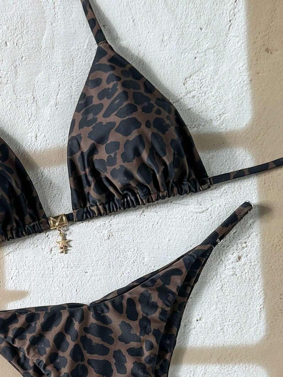 BIKINI Z NADRUKIEM W PANTERKĘ
