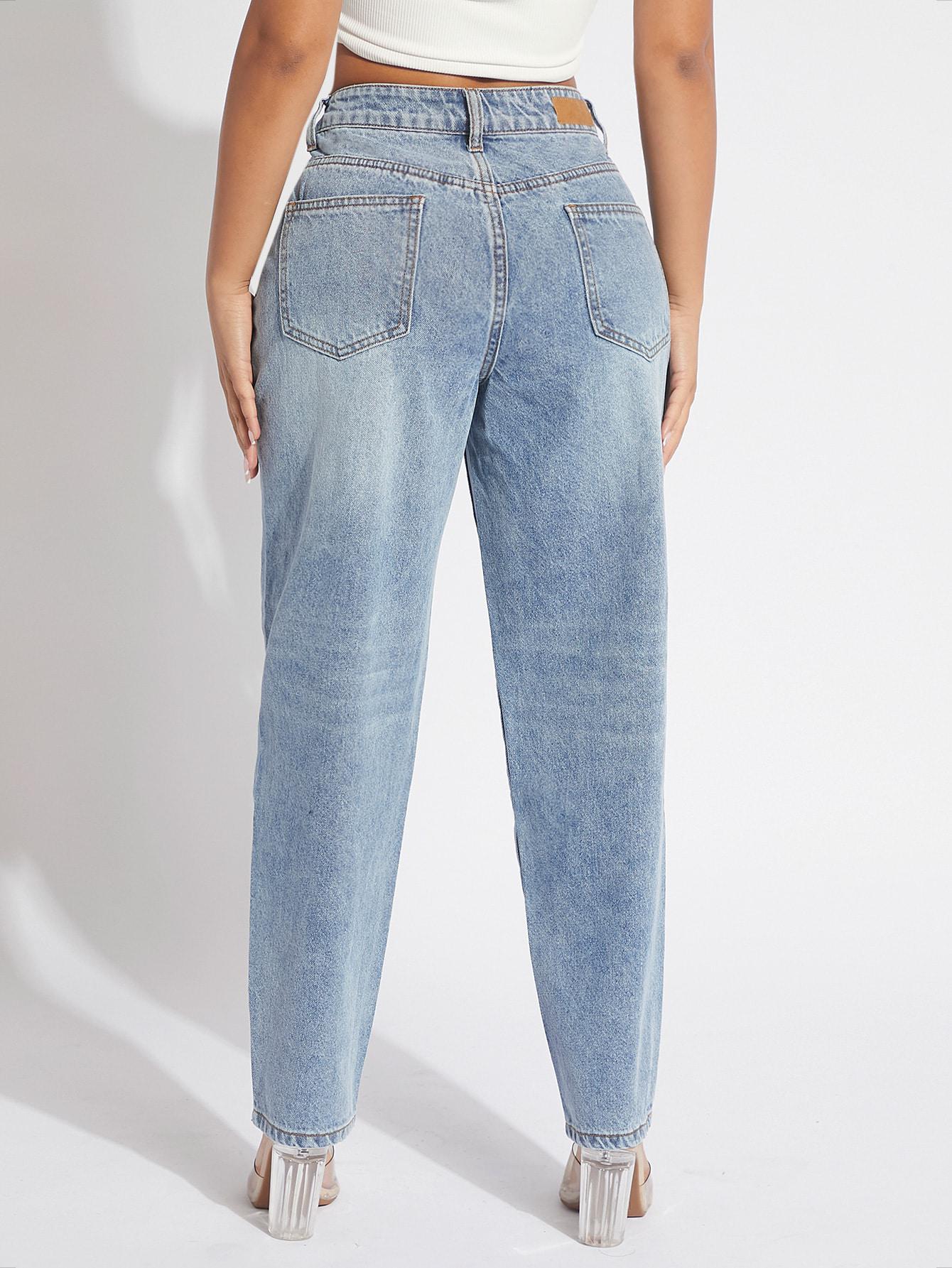 NIEBIESKIE SPODNIE JEANS