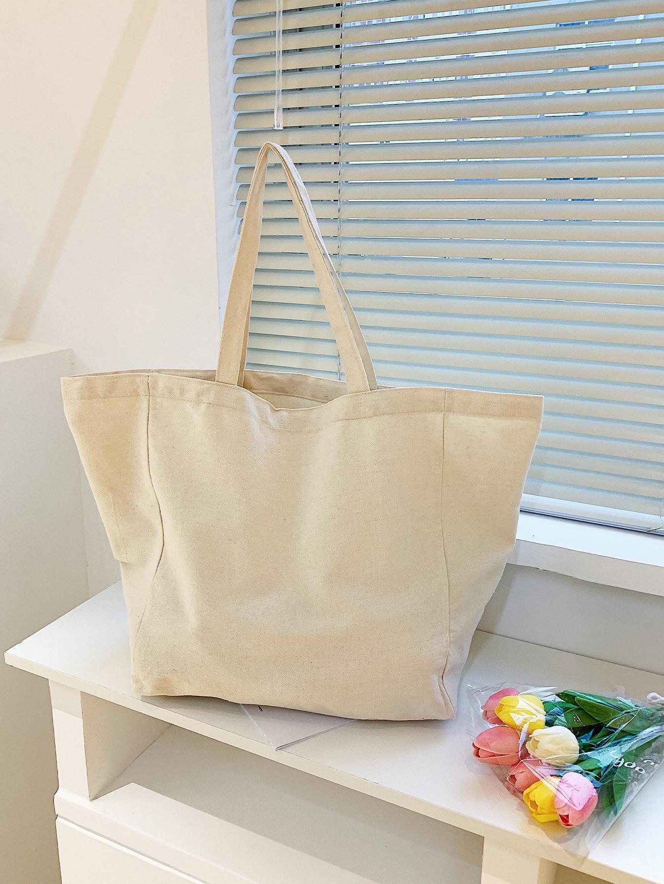 beżowa torba shopper