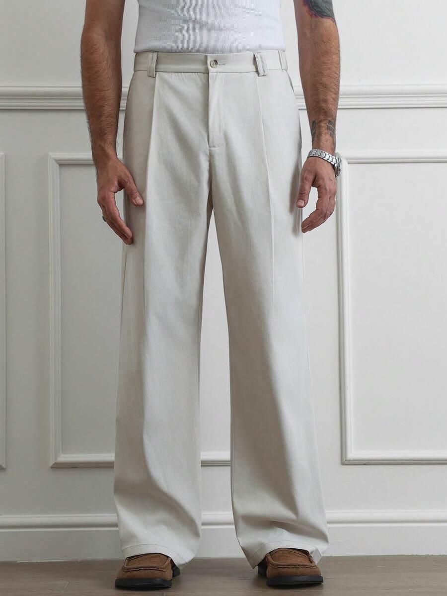 ELEGANCKIE SPODNIE MĘSKIE