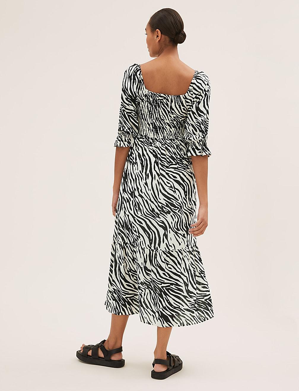 SUKIENKA ZEBRA PRINT T42-7325-Y4