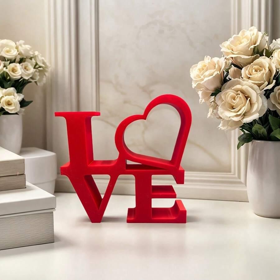 dekoracja napis love